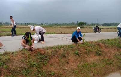 Hòa Phong: Chi Đoàn Thạch Bồ Hòa Phong xây dựng công trình Thanh Niên năm 2018 
