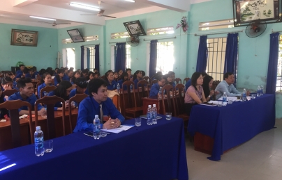 Đoàn trường THPT Phạm Phú Thứ tổ chức đại hội Đoàn nhiệm kỳ 2018 - 2019