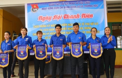 Hòa Châu: Ngày hội văn hóa thanh niên của cụm Chi đoàn quân sự - Trường học xã Hòa Châu