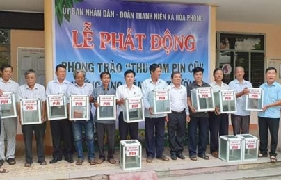 Đoàn xã Hòa Phong phối hợp với UBND xã phát động phong trào 