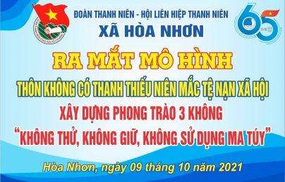 HÒA NHƠN: ĐOÀN XÃ - HỘI LHTN XÃ HÒA NHƠN RA MẮT MÔ HÌNH 