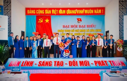  HOÀ NINH TỔ CHỨC THÀNH CÔNG ĐẠI HỘI ĐẠI BIỂU ĐOÀN TNCS HỒ CHÍ MINH XÃ HOÀ NINH LẦN THỨ IX, NHIỆM KỲ 2022-2027.