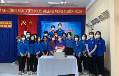 HÒA NINH: Cụm chi đoàn Hòa Trung - Thôn Một - thôn Năm tổ chức chương trình giao lưu