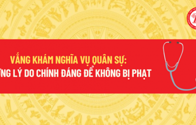 Vắng khám nghĩa vụ quân sự: Những lý do chính đáng để không bị phạt