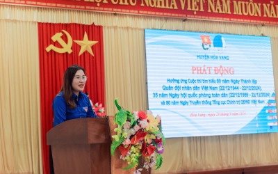 HÒA VANG: PHÁT ĐỘNG CUỘC THI TÌM HIỂU 80 NĂM NGÀY THÀNH LẬP QUÂN ĐỘI NHÂN DÂN VIỆT NAM (22/12/1944 - 22/12/2024) VÀ 35 NĂM NGÀY HỘI QUỐC PHÒNG TOÀN DÂN (22/12/1989 - 22/12/2024), TỔNG CỤC CHÍNH TRỊ QUÂN ĐỘI NHÂ