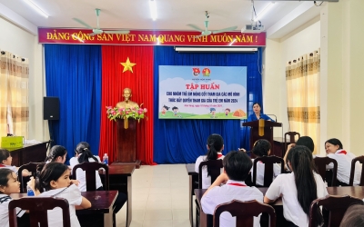 HÒA VANG: TẬP HUẤN NÂNG CAO NĂNG LỰC THỰC HIỆN QUYỀN TRẺ EM CHO NHÓM TRẺ EM NÒNG CỐT NĂM 2024