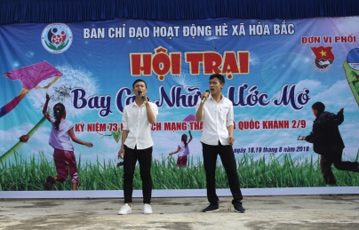 Đoàn xã Hòa Bắc tổ chức hội trại 