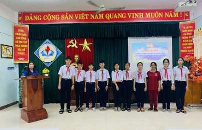 HỘI ĐỒNG ĐỘI HUYỆN HÒA VANG: TỔ CHỨC TUYÊN TRUYỀN PHÒNG CHỐNG TAI NẠN THƯƠNG TÍCH ĐUỐI NƯỚC, XÂM HẠI TRẺ EM NĂM 2022