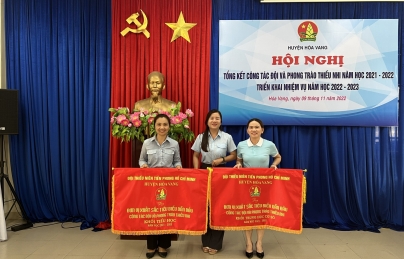 TỔ CHỨC HỘI NGHỊ TỔNG KẾT CÔNG TÁC ĐỘI NĂM HỌC 2021-2022 VÀ TRIỂN KHAI CHƯƠNG TRÌNH NĂM HỌC 2022-2023.