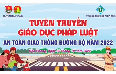 TUYÊN TRUYỀN AN TOÀN GIAO THÔNG ĐƯỜNG BỘ CHO THIẾU NHI NĂM HỌC 2022-2023