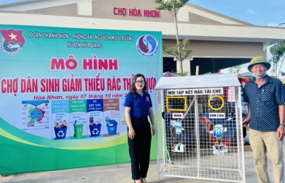 TRIỂN KHAI 02 MÔ HÌNH GIẢM THIỂU RÁC THẢI NHỰA