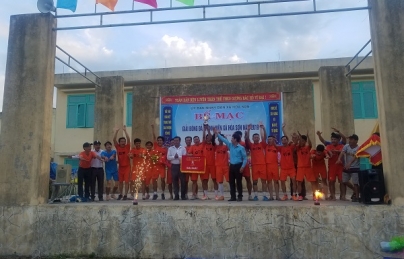 Hòa Sơn: Tổ chức thành công giải bóng đá thanh niên năm 2019