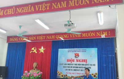 Hòa Vang sơ kết giữa nhiệm kỳ thực hiện Nghị quyết Đại hội Đoàn TNCS Hồ Chí Minh huyện lần thứ XV, nhiệm kỳ 2017-2022